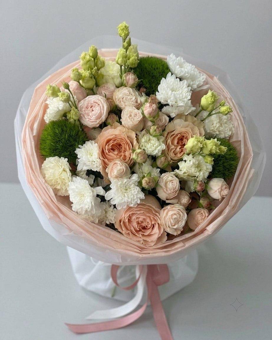 Авторский букет «Зеленый рай»